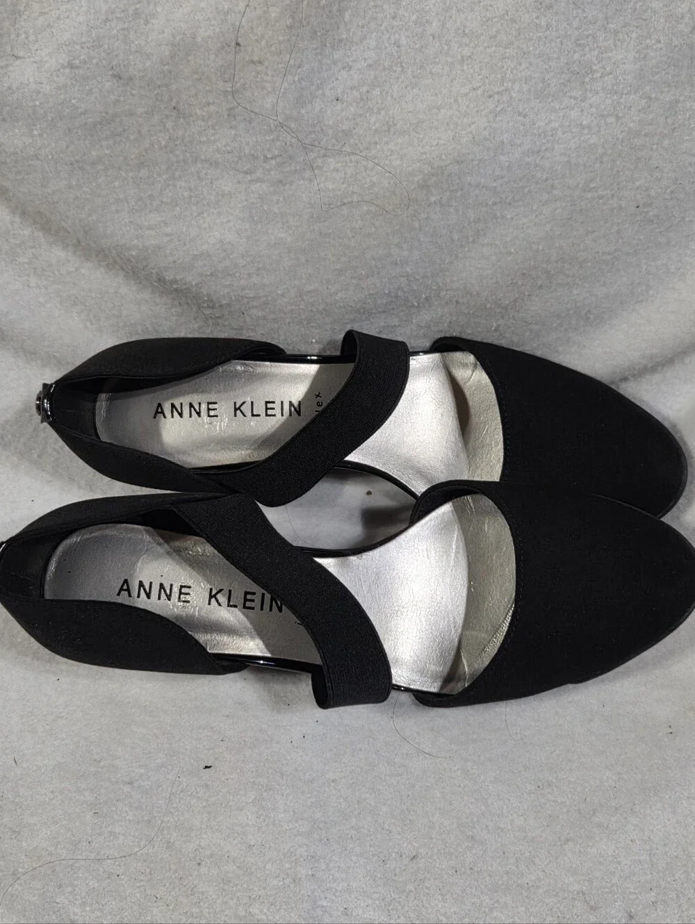 Ann Klien Black Strapy Dress Shoe Size 8.5